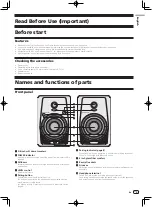 Предварительный просмотр 5 страницы PIONEER DJ DM-40BT Operating Instructions Manual