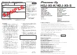 PIONEER DJ HDJ-X5-K Operating Instructions Manual preview