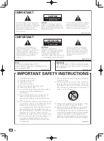 Предварительный просмотр 2 страницы PIONEER DJ PLX-500-K Operating Instructions Manual