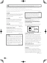 Предварительный просмотр 2 страницы PIONEER DJ PLX-500 Operating Instructions Manual