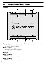 Предварительный просмотр 4 страницы PIONEER DJ recordbox interface 2 Operating Instructions Manual