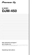 PIONEER DJ rekordbox DJM-450 Operating Instructions Manual preview