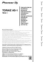 PIONEER DJ TORAIZ AS-1 Operating Instructions Manual preview