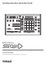 Предварительный просмотр 1 страницы PIONEER DJ Toraiz Squid Operating Instructions Manual