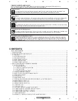 Preview for 3 page of Pioneer 1014TX-K - THX Select A/V Receiver Service Manual