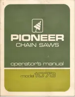 Preview for 1 page of Pioneer 1073 Operator'S Manual