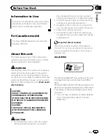 Preview for 3 page of Pioneer 1100MP - Radio / CD Owner'S Manual