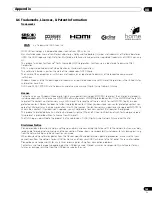 Предварительный просмотр 165 страницы Pioneer 151FD - PRO - 60" Plasma TV Operating Instructions Manual