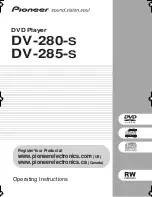 Pioneer 285-S Operating Instructions Manual preview