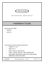 Pioneer 2AM700 Installation Manual preview