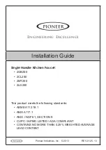 Предварительный просмотр 1 страницы Pioneer 2GB250 Installation Manual