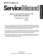 Preview for 1 page of Pioneer 31-3043 Service Manual