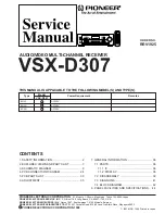 Preview for 5 page of Pioneer 31-3043 Service Manual
