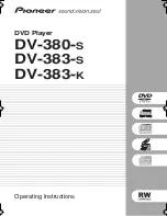 Preview for 1 page of Pioneer 383-S - DV-383S DVD Player Operating Instructions Manual