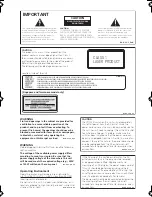 Preview for 2 page of Pioneer 383-S - DV-383S DVD Player Operating Instructions Manual