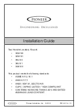 Pioneer 3DM100 Installation Manual предпросмотр