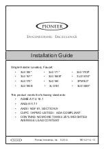 Preview for 1 page of Pioneer 3LG160 Series Installation Manual