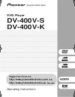 Preview for 1 page of Pioneer 400V-K Operating Instructions Manual