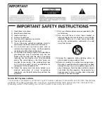 Preview for 2 page of Pioneer 4350HD - PDP - 43" Plasma TV Operating Instructions Manual