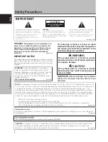 Preview for 4 page of Pioneer 504CMX - PDP - 50" Plasma Panel Operating Instructions Manual