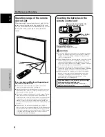 Preview for 14 page of Pioneer 507CMX - PDP - 50" Plasma Panel Operating Instructions Manual