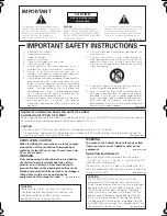 Предварительный просмотр 3 страницы Pioneer 918V-K - AV Receiver - Gloss Operating Instructions Manual