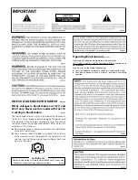 Preview for 2 page of Pioneer A-307R A-209R Operating Instructions Manual