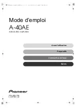 Предварительный просмотр 25 страницы Pioneer A-40AE Instruction Manual