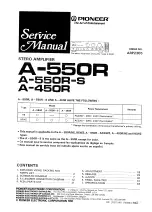 Предварительный просмотр 2 страницы Pioneer A-450R Service Manual