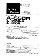 Preview for 2 page of Pioneer A-501R/HB Service Manual