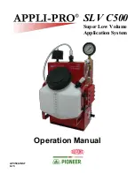 Предварительный просмотр 1 страницы Pioneer Appli-Pro SLV C500 Operation Manual