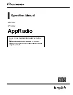 Pioneer AppRadio SPH-DA01 Operation Manual preview