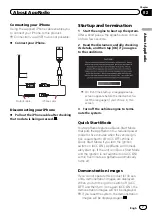 Предварительный просмотр 7 страницы Pioneer AppRadio Operation Manual