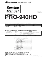 Предварительный просмотр 1 страницы Pioneer ARP3356 Service Manual