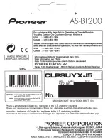 Preview for 15 page of Pioneer AS-BT200 Operating Instructions Manual