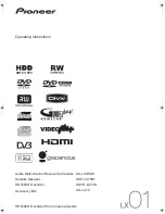 Pioneer AS-LX70 Operating Instructions Manual preview