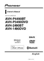 Pioneer AVH-1400DVD Owner'S Manual preview