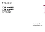 Pioneer AVH-1500NEX Installation Manual предпросмотр
