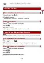 Preview for 31 page of Pioneer AVH-1500NEX Operation Manual