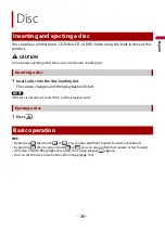 Preview for 36 page of Pioneer AVH-1500NEX Operation Manual