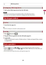 Preview for 42 page of Pioneer AVH-1500NEX Operation Manual