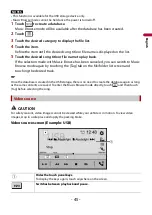 Preview for 45 page of Pioneer AVH-1500NEX Operation Manual