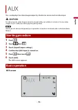 Preview for 75 page of Pioneer AVH-1500NEX Operation Manual