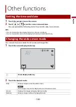 Preview for 104 page of Pioneer AVH-1500NEX Operation Manual