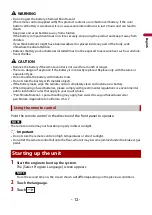 Preview for 12 page of Pioneer AVH-200EX Operation Manual