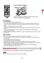 Preview for 12 page of Pioneer AVH-220EX Operation Manual