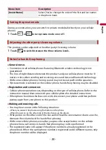 Preview for 20 page of Pioneer AVH-220EX Operation Manual