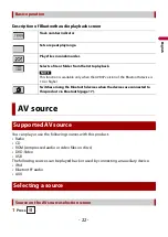 Preview for 22 page of Pioneer AVH-220EX Operation Manual