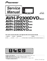 Pioneer AVH-2350DVD Service Manual preview