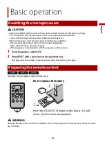 Preview for 11 page of Pioneer AVH-240EX Operation Manual